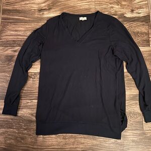 LUCKY BRAND Women’s V-Neck Sweater in Blue Size M 026